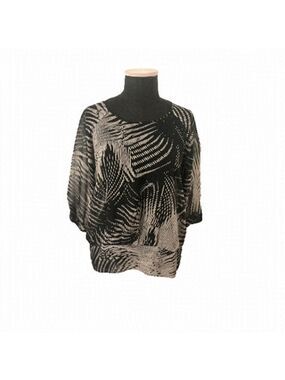 RICKI’S black and tan patterned top